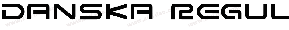 Danska Regular字体转换